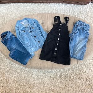 Girls size 6 Denim Lot - Gap, OshKosh, Carters
